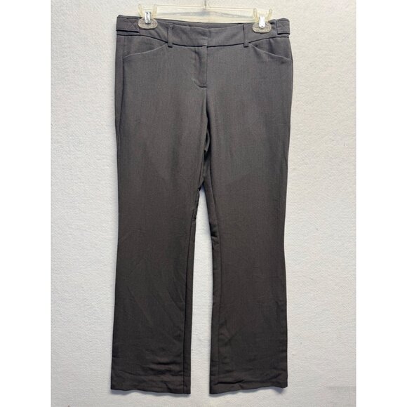 Joe B Womens Gray Straight-Leg Dress Pants Size 3 Polyester Blend - Picture 1 of 10